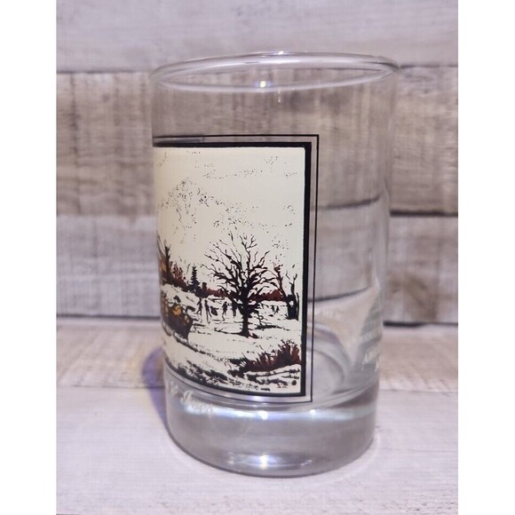 2 -1981 Currier & Ives Tumblers/Vintage Arby's Glasses Collector's Series - Picture 7 of 11